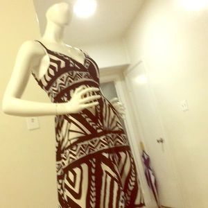 Hobby & Brook ladies mixed pattern dress